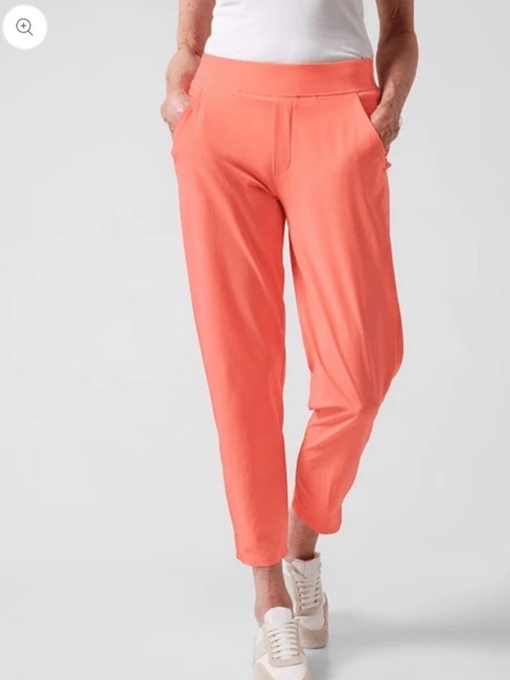 Athleta Brooklyn Ankle Pant
Sunset Coral size 14 Tall new